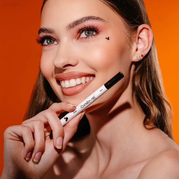 Dual-Ended Eyeliner &Amp; Mickey Shaped Freckle Stamp