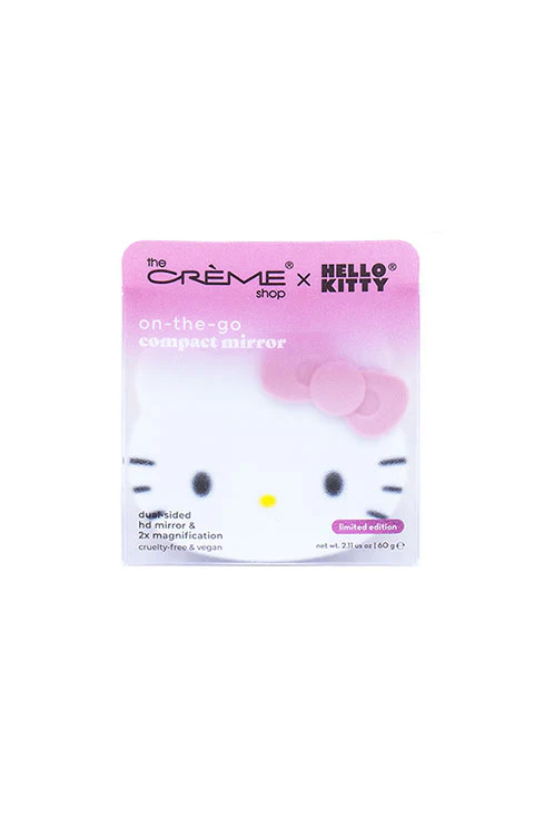 The creme Shop Hello Kitty On-The-Go Compact Mirror Dual-Sided HD Mirror