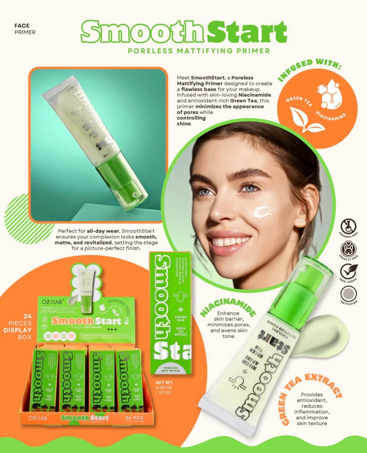 Face-Oz Lab Smooth Start Poreless Primer - Image 3