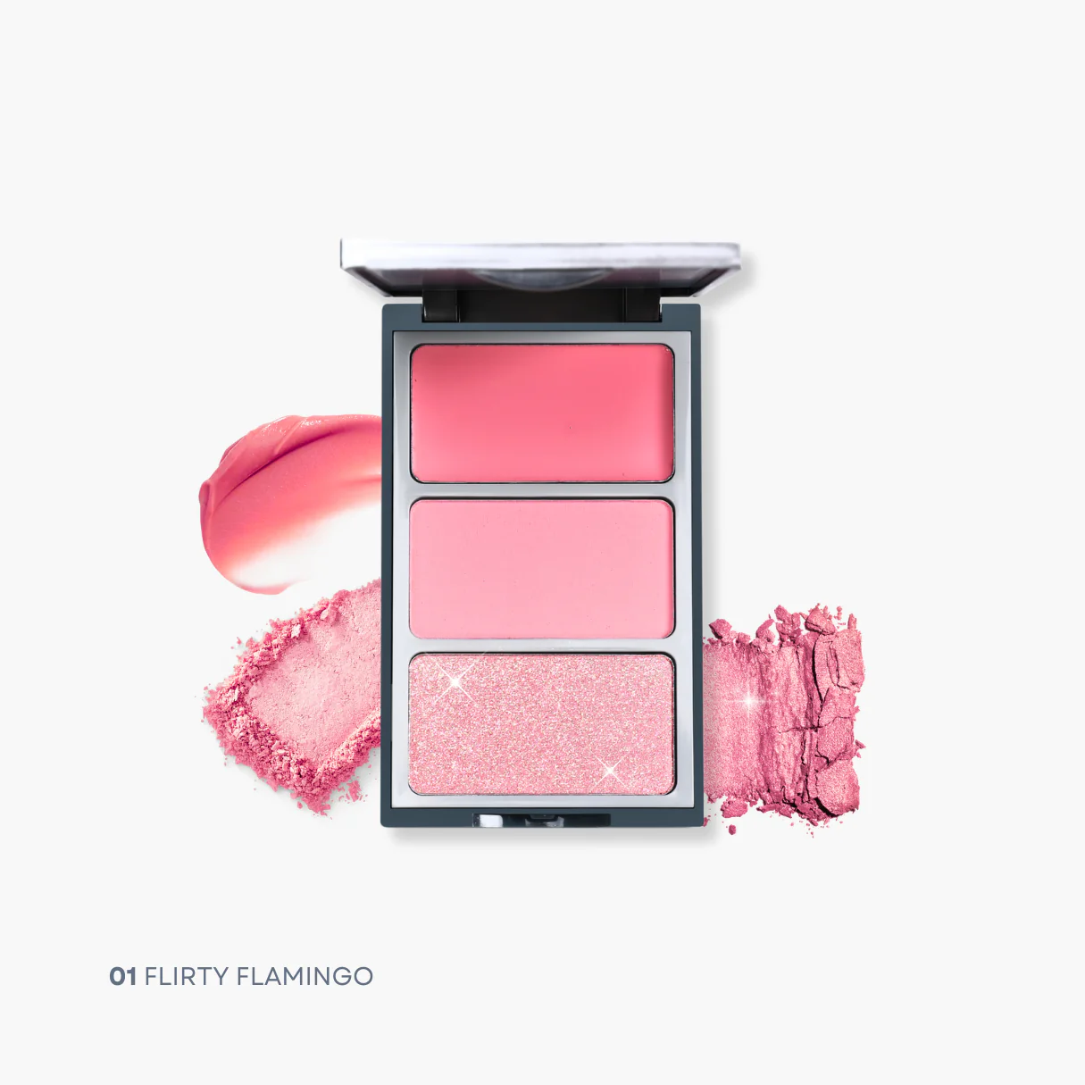 Face-Oz Lab Pinch Perfect Cream Powder Blush Trio - Image 3