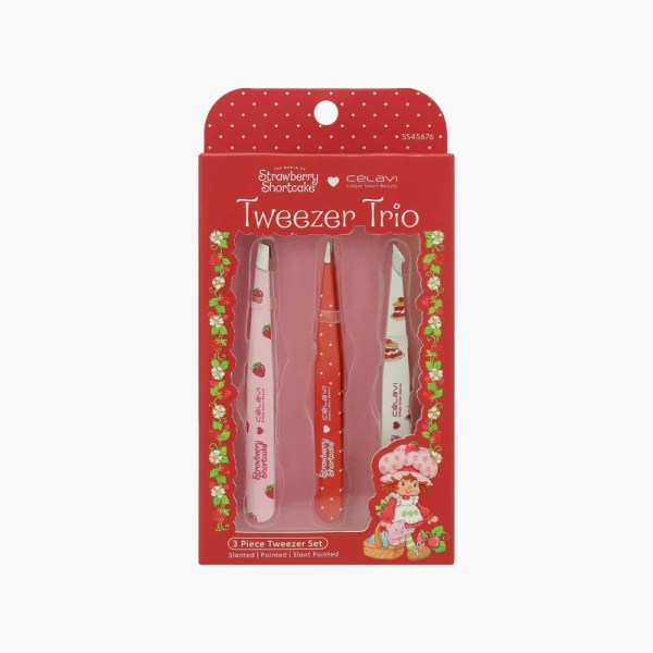 Celavi Strawberry Shortcake 3PC Printed Tweezer