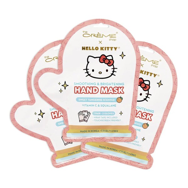 The Creme Shop Hello Kitty - Smoothing & Brightening Hand Mask (3 pack)