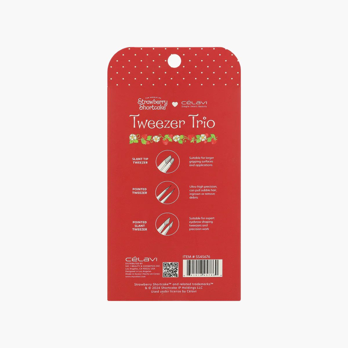 Strawberry Shortcake x Cala – Tweezer Trio Set - Image 2