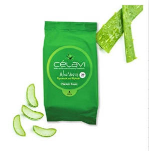 Celavi Make-up Remover Cleansing Towelettes - Aloe Vera