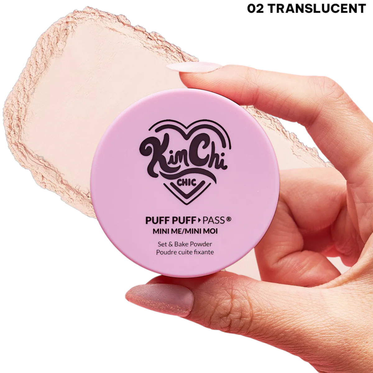 KimChi Chic Beauty – Puff Puff Pass MiniMe Set & Bake Powder - Translucent