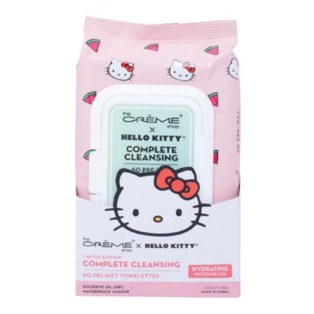 The Crème Shop x Hello Kitty Complete Cleansing Towelettes – Hydrating Watermelon