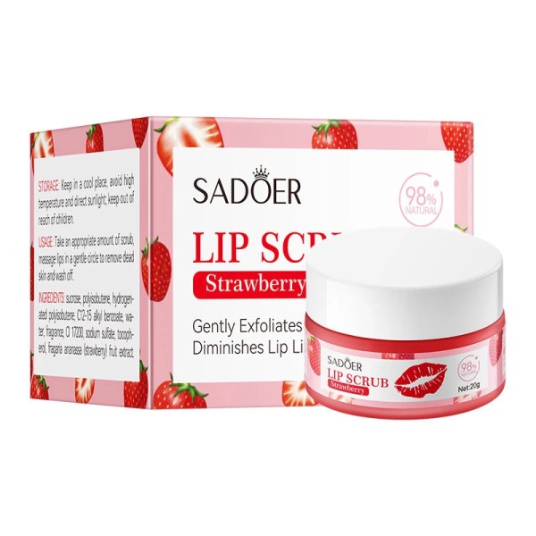 SADOER Lip Scrub – Strawberry