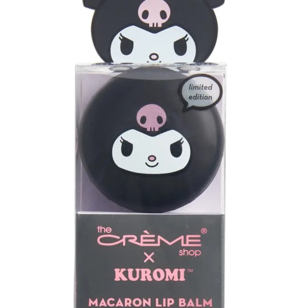Kuromi Raspberry Cream Macaron Lip Balm